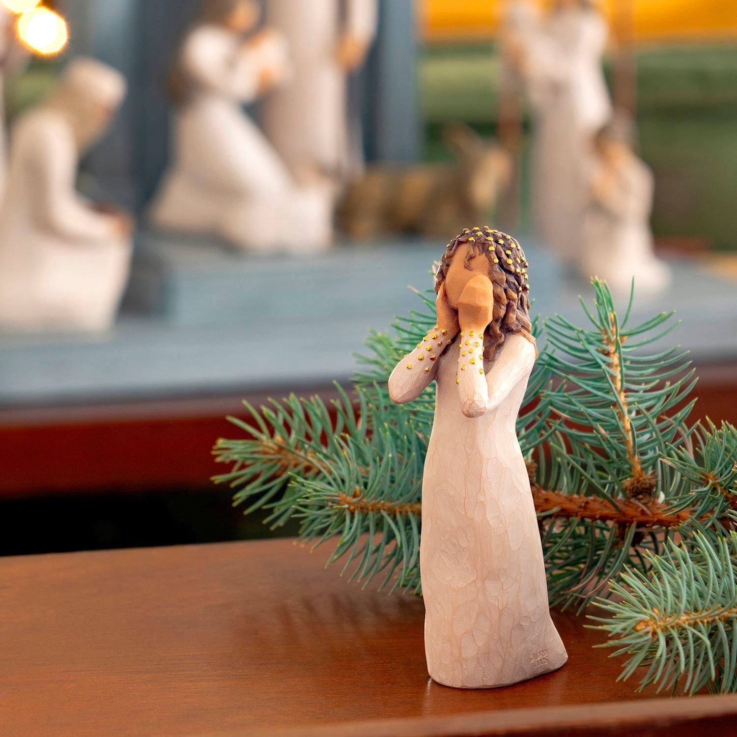 Littlest Christmas Angel Nativity figure for a meaningful Christmas display