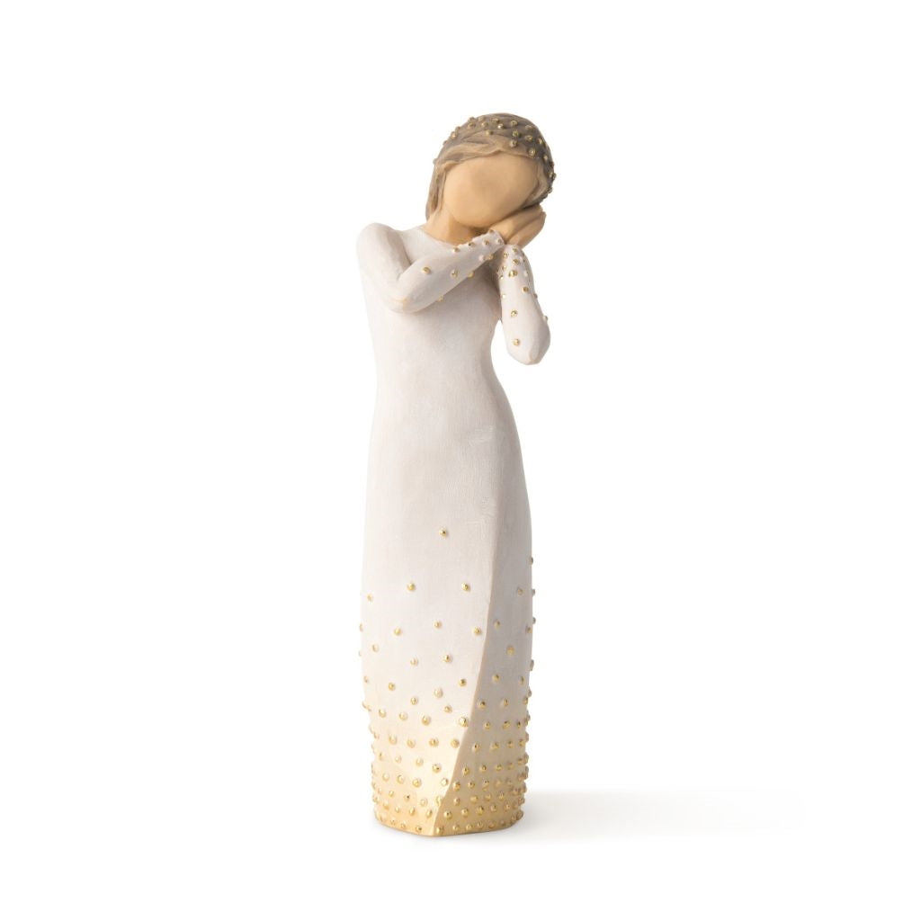 Wishing figurine as a hopeful encouragement keepsake gift